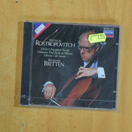 ROSTROPOVITCH - SCHUBERT / SCHUMAN / DEBUSSY - CD