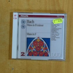 BACH - MASS IN B MINOR / MASS IN F - CD