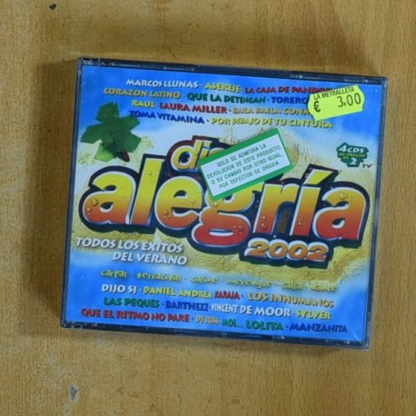 VARIOS - DISCO ALGRIA 2002 - CD