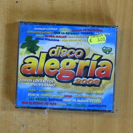 VARIOS - DISCO ALGRIA 2002 - CD