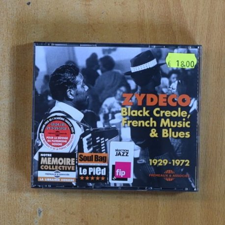 ZYDECO - BLACK CREOLE FRENCH MUSIC & BLUES - CD