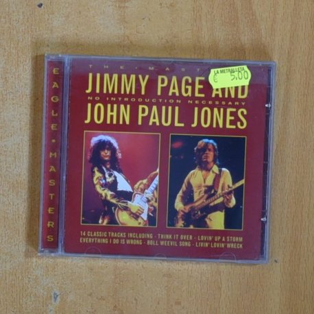 JIMMY PAGE AND JOHN PAUL JONES - NO INTRODUCTION NECESSARY - CD