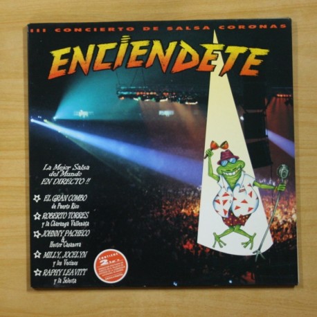 VARIOS - ENCIENDETE III CONCIERTO DE SALSA CORONAS - GATEFOLD - 2 LP