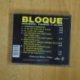 BLOQUE - HOMBRE TIERRA Y ALAMA - CD