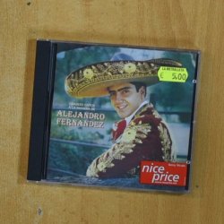 ALEJANDRO FERNANDEZ - GRANDES EXITOS A LA MANERA DE ALEJANDRO FERNANDEZ - CD