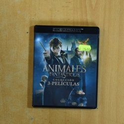 ANIMALES FANTASTICOS COLECCION 3 PELICULAS 4K - BLURAY