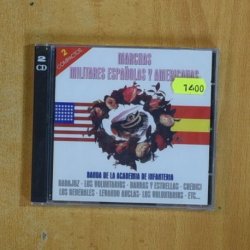 VARIOS - MARCHAS MILITARES ESPAÑOLAS Y AMERICANAS - CD