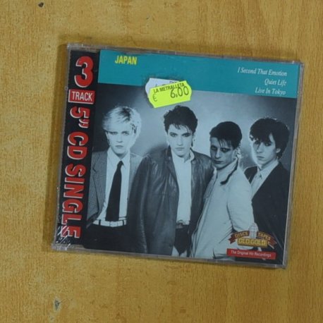 JAPAN - I SECOND EMOTION / QUIET LIFE / LIVE IN TOKYO - CD SINGLE