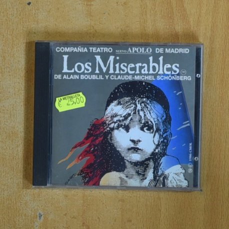 ALAIN BOUBLIL / CLAUDE MICHEL SCHONBERG - LOS MISERABLES - CD