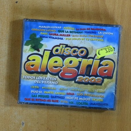 VARIOS - DISCO ALEGRIA 2002 - CD