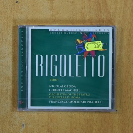 VERDI - RIGOLETTO - CD
