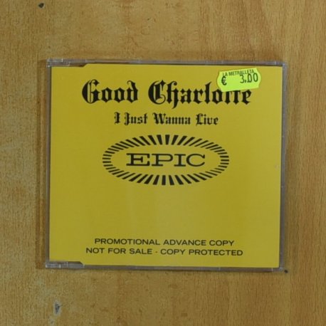 GOOD CHARLOTTE - I JUST WANNA LIVE - CD SINGLE