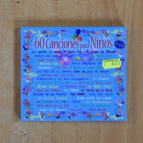 VARIOS - 60 CANCIONES PARA NIÑOS - CD