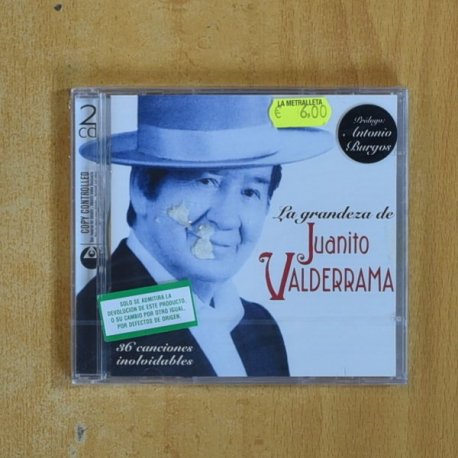 JUANITO VALDERRAMA - LA GRANDEZA DE JUANITO VALDERRAMA - CD