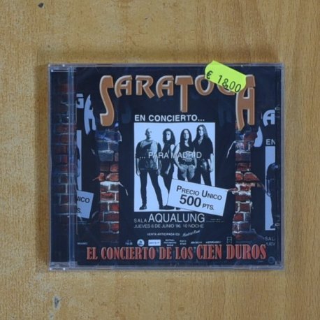SARATOGA - EL CONCIERTO DE LOS CIEN DUROS - CD