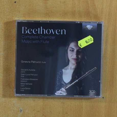 BEETHOVEN - COMPLETE CHAMBER MUSIC WITH FLUTE - CD
