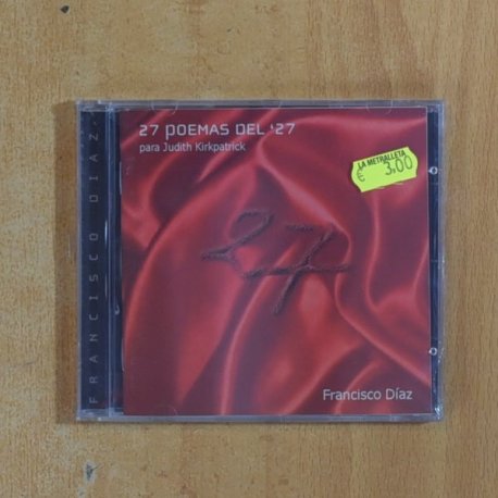 FRANCISCO DIAZ - 27 POEMAS DEL 27 - CD