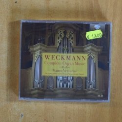 WECKMANN - COMPLETE ORGAN MUSIC - CD