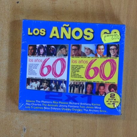 VARIOS - LOS AÑOS 60 - CD