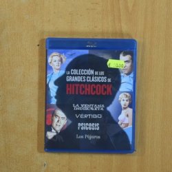 LA COLECCION DE LOS GRANDES CLASICOS DE HITCHCOCK - BLURAY