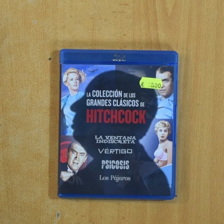 LA COLECCION DE LOS GRANDES CLASICOS DE HITCHCOCK - BLURAY