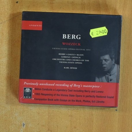 BERG - WOZZECK - CD