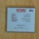 KETAMA - CANCIONES HONDAS - CD