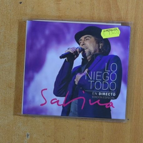 JOAQUIN SABINA - LO NIEGO TODO EN DIRECTO - CD
