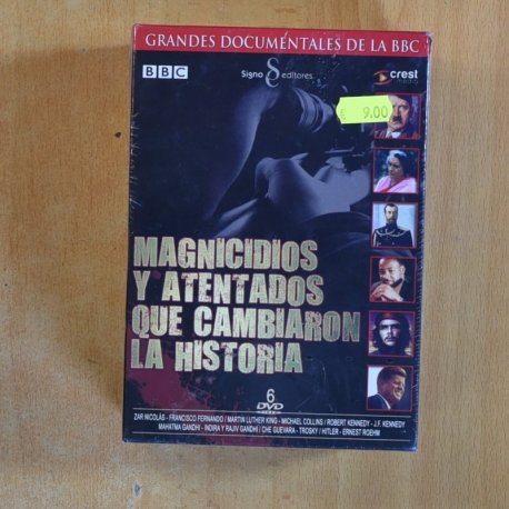 MAGNICIDIOS Y ATENTADOS QUE CAMBIARON LA HISTORIA - DVD