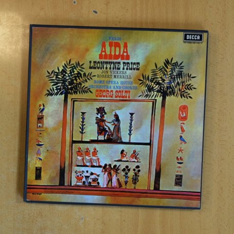 VERDI - AIDA - BOX 3 LP + LIBRETO