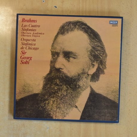 BRAHMS - LAS CUATRO SINFONIAS - BOX 4 LP