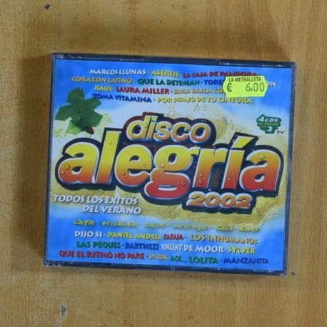 VARIOS - DISCO ALEGRIA 2002 - CD