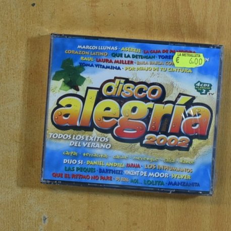 VARIOS - DISCO ALEGRIA 2002 - CD
