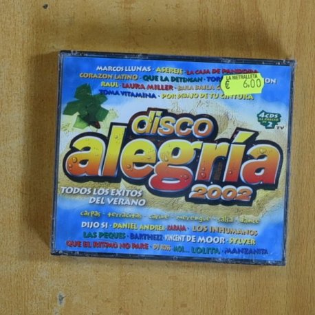 VARIOS - DISCO ALEGRIA 2002 - CD