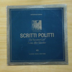SCRITTI POLITTI - THE SWEETEST GIRL - MAXI