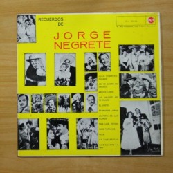 JORGE NEGRETE - RECUERDOS DE - LP