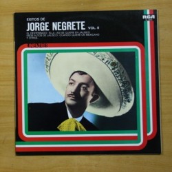 JORGE NEGRETE - EXITOS DE JORGE NEGRETE VOL II - LP