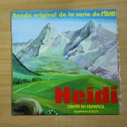 VARIOS - HEIDI CANTA EN ESPAÑOL CAPITULOS 3, 4 Y 5 - LP