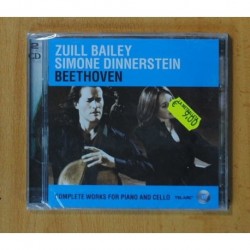 ZUILL BAILEY / SIMONE DINNERSTEIN / BEETHOVEN - COMPLETE WORKS FOR PIANO AND CELLO - 2 CD