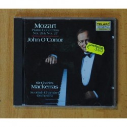 WOLFGANG AMADEUS MOZART / JOHN O CONOR - PIANO CONCERTOS NO. 21 NO. 27 - CD