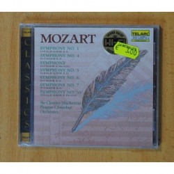 WOLFGANG AMADEUS MOZART - SYMPHONIES NO. 1 NO. 4 NO. 5 NO. 6 NO. 7 - CD