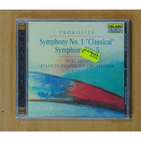 SERGEI PROKOFIEV / YOEL LEVI - SYMPHONY NO. 1 CLASSICAL NO. 5 - CD