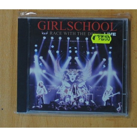GIRLS SCHOOL - RACE WITH THE DEVIL LIVE - CD