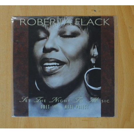 ROBERTA FLACK - LET THE NIGHT TO MUSIC / NATURAL THING - SINGLE