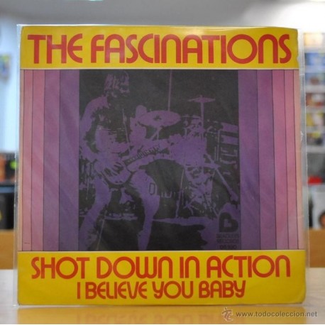 THE FASCINATIONS - SHOT DOWN IN ACTION - SINGLE