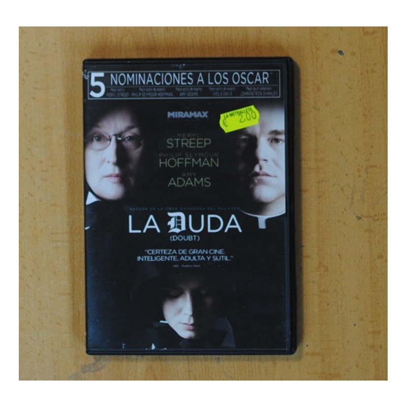 cajón Rizado Ewell LA DUDA - DVD - Discos La Metralleta - tienda online de música y películas