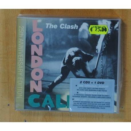 THE CLASH - LONDON CALLING + DVD - 2 CD