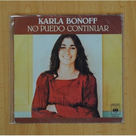 KARLA BONOFF - NO PUEDO CONTINUAR / ESTRELLA FUGAZ - SINGLE