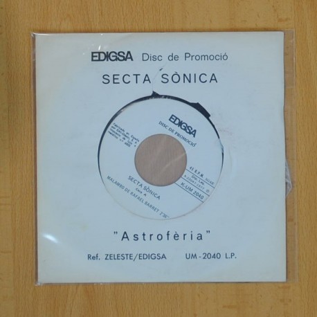 SECTA SONICA - ASTROFERIA - SINGLE [DISCO DE VINILO]