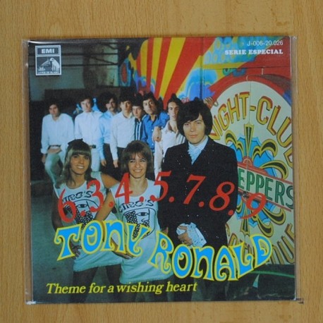 TONY RONALD - THEME FOR A WISHING HEART - SINGLE